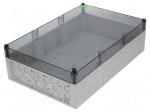 Enclosure: junction box | X: 300mm | Y: 450mm | Z: 132mm | polycarbonate