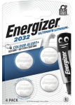 Litija baterija CR2032 3V 254mAh Ultimate Energizer 4gab blisteris