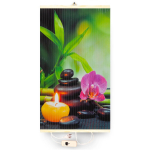 Kliimaseadmed // K&uuml;tteseadmed // Grzejnik na podczerwień - giętki panel grzewczy 430W TRIO wz&oacute;r 3 harmonia, wymiary 100x57cm z regulatorem