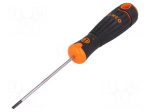 Screwdriver | slot | 2,5x0,4mm | Blade length: 75mm