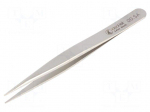 Tweezers | 120mm | for precision works | Blades: straight