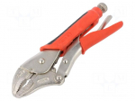 Pliers | Morse's,locking | 240mm | Mat: Chrom-vanadium steel