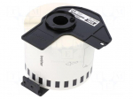 Label | Width: 62mm | Colour: white | Character colour: black | glued