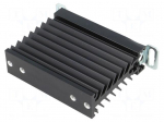 Heatsink: extruded | L: 22.5mm | W: 80mm | H: 70mm | 3K/W | DIN rail