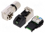 Plug | RJ45 | PIN: 8 | Cat: 6a,Class EA | shielded | gold-plated | 5&divide;9mm