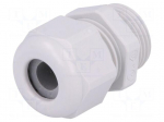 Gland | M20 | IP68 | 5&divide;9mm | Mat: thermoplastic | grey
