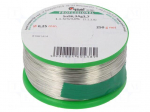 Soldering wire | Sn96,3Ag3,7 | 0.25mm | 0.25kg | lead free | 3%