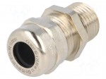 Cable gland | with long thread | M16 | 1,5 | IP68 | Mat: brass