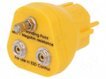 Earthing plug | ESD | 1M&Omega;