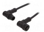 Cable: for sensors/automation | PIN: 4 | M12-M12 | D code-Ethernet