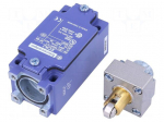 Limit switch | metal roller &Oslash;12mm | NO + NC | 10A | max.250VAC | IP66