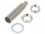 Sensor: inductive | Output conf: PNP / NO | 0&divide;14mm | 10&divide;30VDC | M18