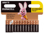 LR03 AAA patarei 1.5V Duracell BASIC seeria Alkaline MN2400 Economy pakendis 12 tk.