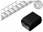 Capacitor: tantalum-polymer | low ESR | 47uF | 10VDC | B | 1311 | SMD