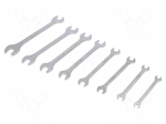 Wrench-set | spanner | Chrom-vanadium steel | 8pcs.