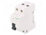 RCD breaker | Inom: 40A | Ires: 30mA | Poles: 2 | 400VAC | IP20 | 1&divide;25mm2
