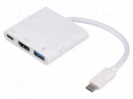 Adapter | USB 3.0,USB 3.1 | 0.2m | white | Standard: Power Delivery