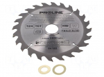 Circular saw | &Oslash;: 184mm | Teeth: 24 | cemented carbide | hardened | wood