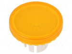 Actuator lens | 22mm | 61 | transparent,yellow | plastic