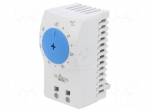Sensor: thermostat | NO | 10A | 250VAC | spring clamps | 60x33x41mm