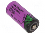 Battery: lithium (LTC) | 2/3AA,2/3R6 | 3.6V | 1100mAh | &Oslash;14.7x33.5mm