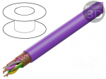Wire | 3x2x0.25mm2,3x1mm2 | stranded | Cu | Insulation: PUR | violet