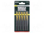 Hacksaw blade-set | wood,plastic,jigsaw | 74mm | 15teeth/inch