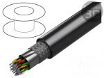 Wire | Alpha Essential C&C | 18x2x28AWG | stranded | Cu | dark grey