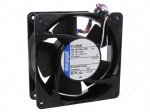 Fan: DC | axial | 24VDC | 119x119x38mm | 260m3/h | 60dBA | ball | 5000rpm