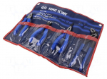 Tools set: pliers | case | cutting,adjustable,universal | 4pcs.