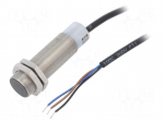 Sensor: inductive | OUT: PNP / NO | 0&divide;5mm | 10&divide;48VDC | M18 | 2m | IP67