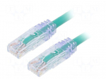 Patch cord | TX6&trade; PLUS,U/UTP | Cat: 6 | RJ45 plug,both sides | Cu | 5m
