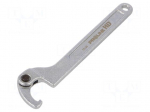 Wrench | hook | Chrom-vanadium steel | L: 170mm | Grip capac: 15&divide;35mm