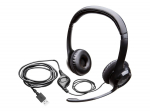Logitech | Computer headset | H390 | Built-in microphone | USB Type-A | Black