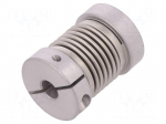 Coupling | &Oslash;1: 6mm | &Oslash;2: 6mm | aluminium,stainless steel | -30&divide;120&deg;C