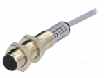 Sensor: inductive | OUT: PNP / NC | 0&divide;2mm | 10&divide;30VDC | M12 | 2m | IP67