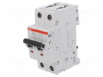 Circuit breaker | 230/400VAC | Inom: 63A | Poles: 2 | Charact: C | 6kA