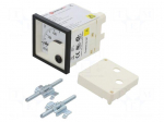 Voltmeter | on panel | VAC: 0&divide;500V | Class: 1.5 | True RMS | 50&divide;60Hz
