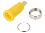 Laboratory connector: 4mm banana | socket | 1000VDC | 24A | 24.5mm