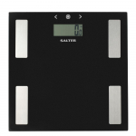 Salter 9150 BK3R Black Glass Analyser Bathroom Scales