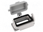Enclosure for connectors: HDC | size 10B | Han&reg; B | IP65 | with latch