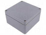 Enclosure: multipurpose | X: 160mm | Y: 160mm | Z: 91mm | EURONORD | grey