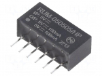 Converter: DC/DC | 1W | Uin: 4.5&divide;5.5VDC | Uout: 5VDC | Uout2: 5VDC | SIP7