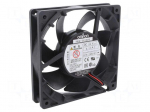 Fan: DC | axial | 125x125x25mm | 150m3/h | 40dBA | ball | 2850rpm