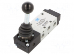 Mechanical valve | -0.9&divide;10bar | 5/2 monostable | Thread: G 1/8"