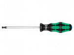 Screwdriver: standard | hex key,spherical | HEX 6mm