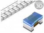 Inductor: wire | SMD | 0603 | 150nH | 160mA | R: 1.5&Omega; | &plusmn;2% | LQW | 180mm