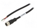Cable: for sensors/automation | M12 | PIN: 8 | straight | 2m | plug | 2A
