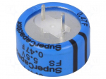 Supercapacitor | THT | 0.47F | 5.5VDC | -20&divide;80% | &Oslash;21.5x13mm | 13&Omega; | EDLC