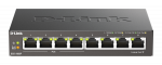 D-Link | 8-Port Gigabit PoE Switch (4xPoE) | DGS-1008P | Unmanaged | Desktop | Power supply type External